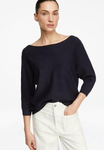 Пуловер с рукавом три четверти