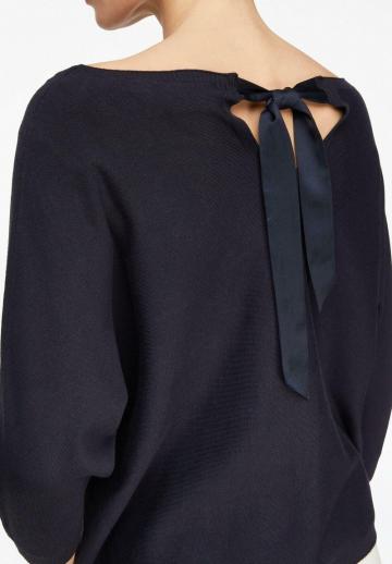 Пуловер с рукавом три четверти