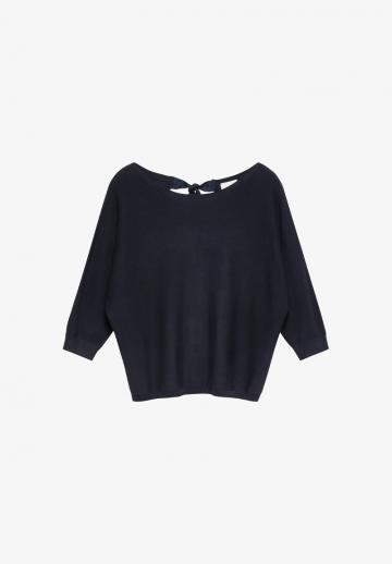 Пуловер с рукавом три четверти