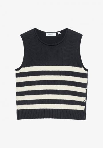 Пуловер без рукавов