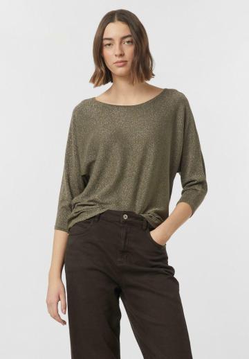 Пуловер с рукавом три четверти