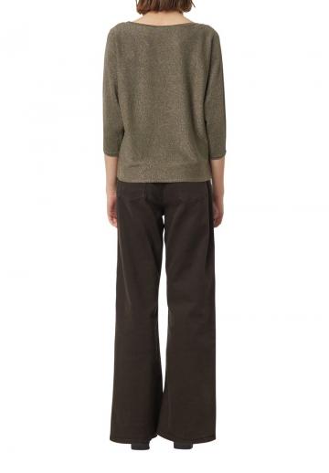 Пуловер с рукавом три четверти