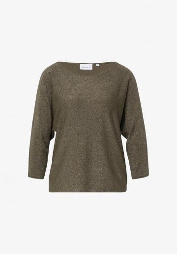 Пуловер с рукавом три четверти