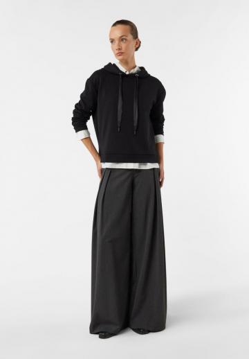 Пуловер с капюшоном