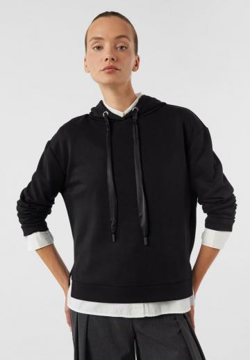 Пуловер с капюшоном