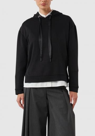 Пуловер с капюшоном