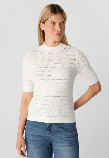 Пуловер с коротким рукавом