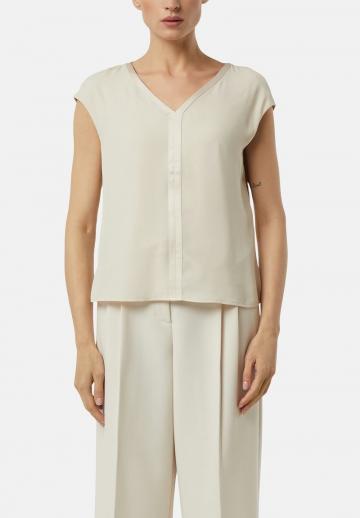 Атласная блузка