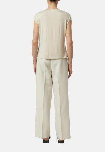 Атласная блузка