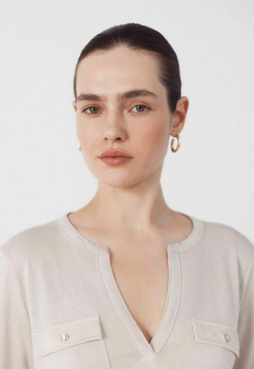 Майка с рукавом три четверти