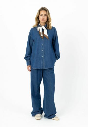 Джинсовая блузка
