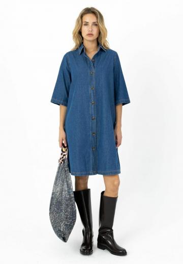 Джинсовое платье