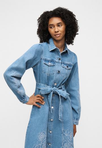 Джинсовое платье