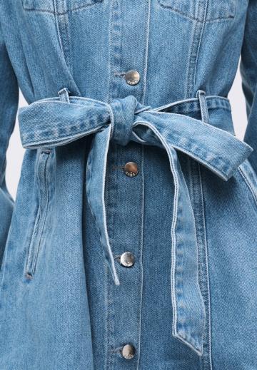 Джинсовое платье