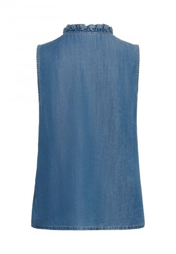 Джинсовая жилетка