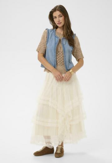 Джинсовая жилетка