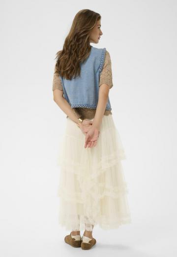 Джинсовая жилетка