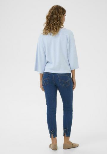 Пуловер с рукавом три четверти