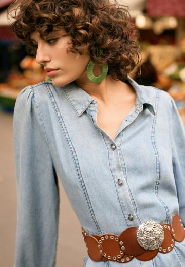 Джинсовое платье