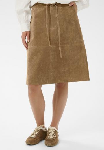 Кожаная юбка