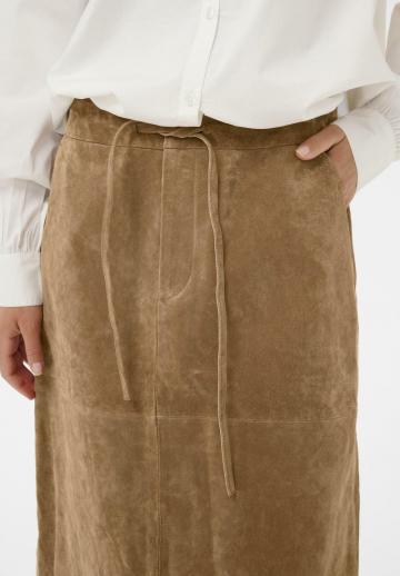 Кожаная юбка