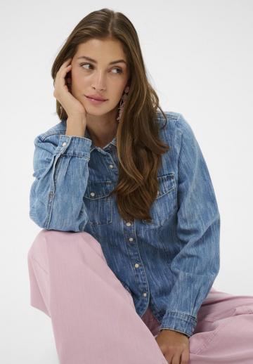 Джинсовая блузка