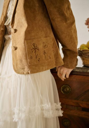 Юбка с воланами