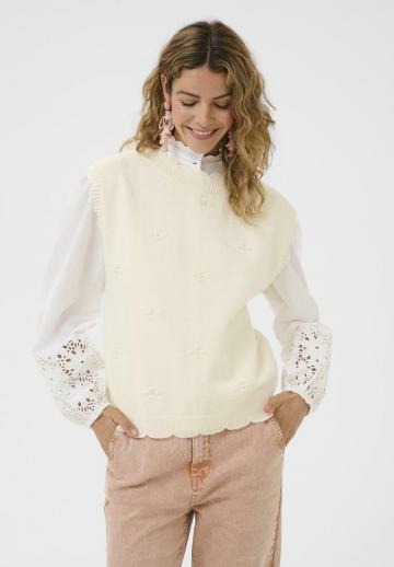 Пуловер с коротким рукавом