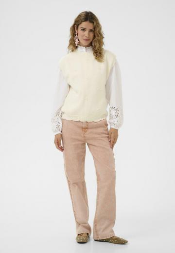 Пуловер с коротким рукавом