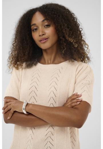 Пуловер с коротким рукавом