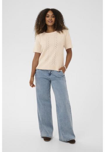 Пуловер с коротким рукавом