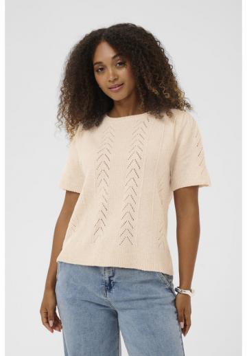 Пуловер с коротким рукавом