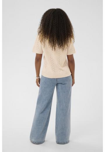 Пуловер с коротким рукавом