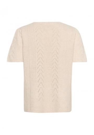 Пуловер с коротким рукавом