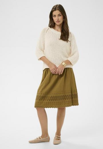 Пуловер с рукавом три четверти