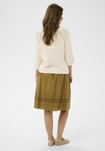 Пуловер с рукавом три четверти