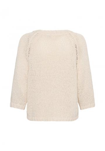 Пуловер с рукавом три четверти