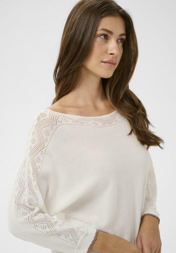 Пуловер с рукавом три четверти