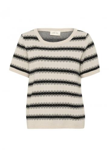 Пуловер с коротким рукавом