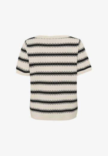 Пуловер с коротким рукавом