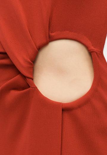 Вязаное платье