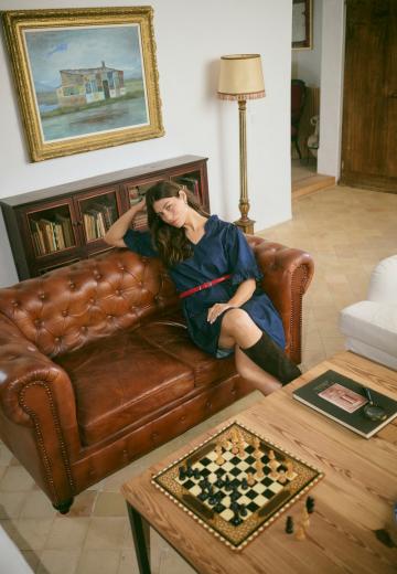 Джинсовое платье