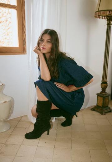 Джинсовое платье