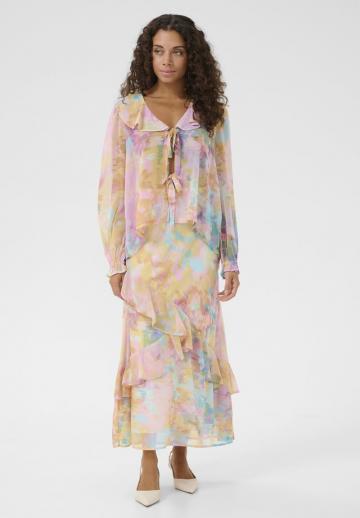 Юбка с воланами