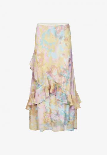 Юбка с воланами