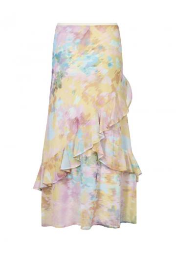 Юбка с воланами