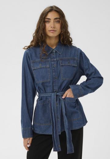 Джинсовая блузка