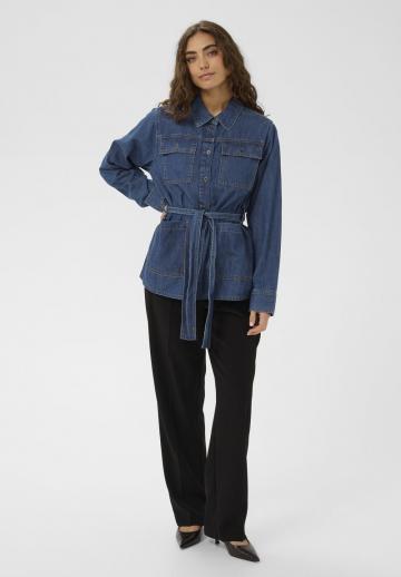 Джинсовая блузка