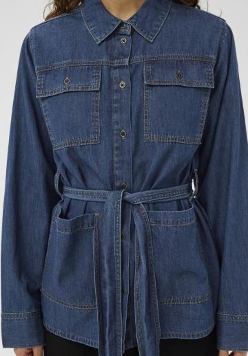 Джинсовая блузка