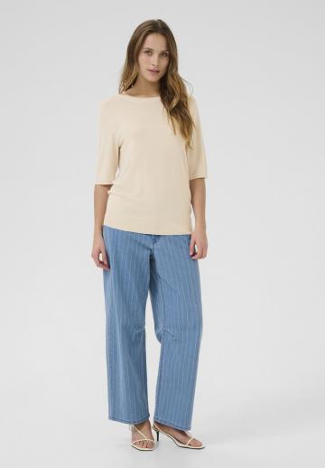 Пуловер с коротким рукавом